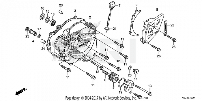 LEFT CRANKCASE COVER