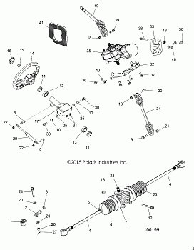 STEERING, STEERING ASM. - A16DAH57A1 (100199)