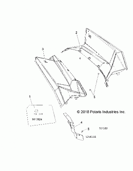 BODY, REAR CAB - A15SVA85FD (101582)