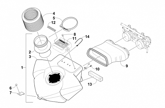 AIR SILENCER ASSEMBLY