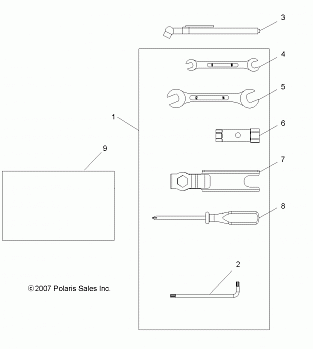 TOOLS, TOOL KIT - A10NG50AA (49ATVTOOL08SCRAM)