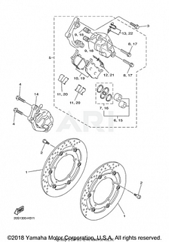 FRONT BRAKE CALIPER