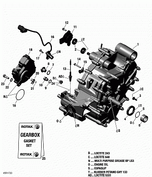 Gear Box Assy - Renegade XMR 1000R EFI