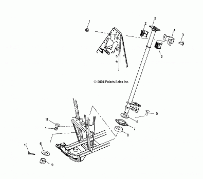 STEERING POST - A03CB32AA/FC (4994839483B06)