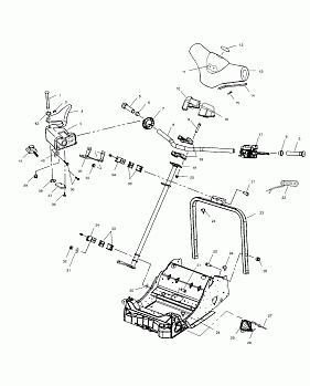 STEERING/HANDLEBAR - S03ND5BS (4977927792B01)