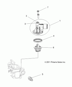 ENGINE, THERMOSTAT and COVER - Z14VH57AD/6EAI/6EAW (49RGRTHERMO12RZR570)