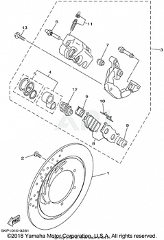 FRONT BRAKE CALIPER