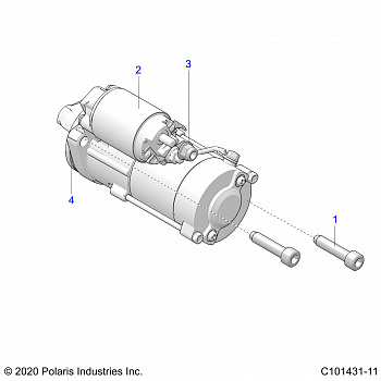 ENGINE, STARTING SYSTEM - A20SXE95KL/KR (C101431-11)