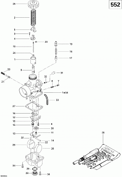 Carburetor GSX 552