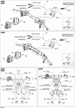 Steering Wiring Harness 550X MX Z