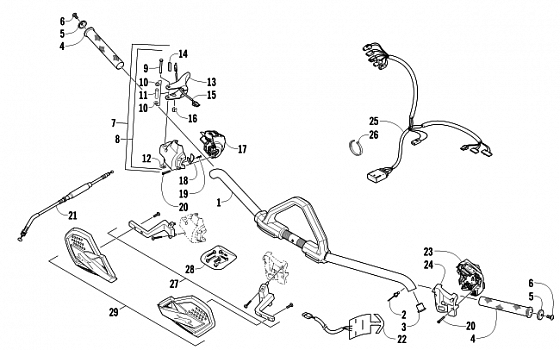 HANDLEBAR AND CONTROLS