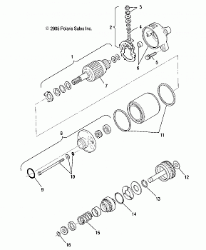 STARTING MOTOR - A06BG50AA/FA (4999201549920154D09)