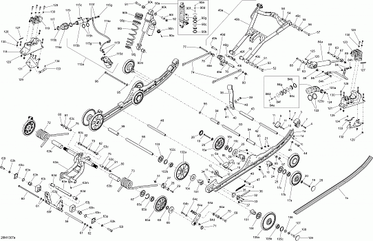 Rear Suspension With Adjust System