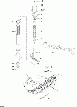 Front Suspension And Ski