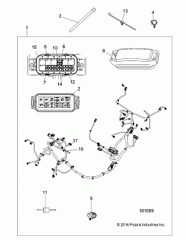 ELECTRICAL, WIRE HARNESS - A18DAA57F5 (101089)