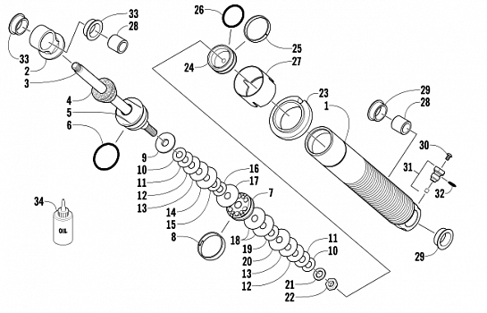 FRONT SUSPENSION SHOCK ABSORBER