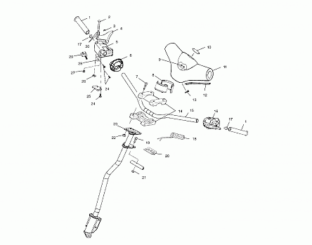 STEERING - HANDLEBAR - S01SD7AS (4960586058B005)