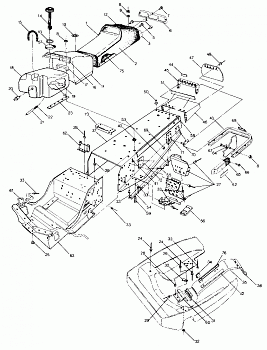CHASSIS AND SEAT 400 and 650 (4915411541001A)