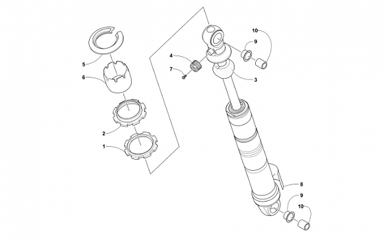 FRONT SUSPENSION SHOCK ABSORBER