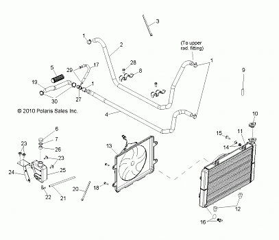 ENGINE, COOLING SYSTEM - R12TH76/TH7E/TX7E ALL OPTIONS (49RGRCOOL118004X4)