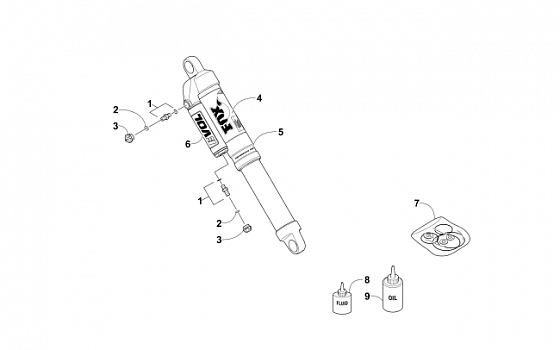 FRONT SUSPENSION SHOCK ABSORBER