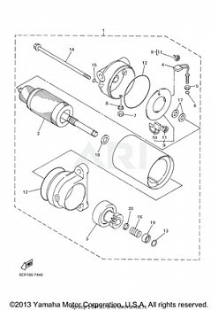 ALTERNATE STARTER MOTOR