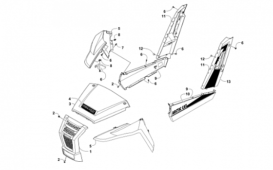 FRONT AND SIDE PANEL ASSEMBLIES