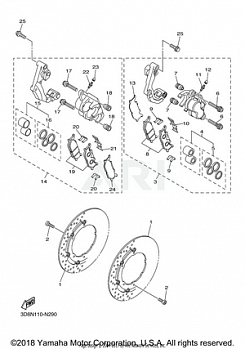 FRONT BRAKE CALIPER