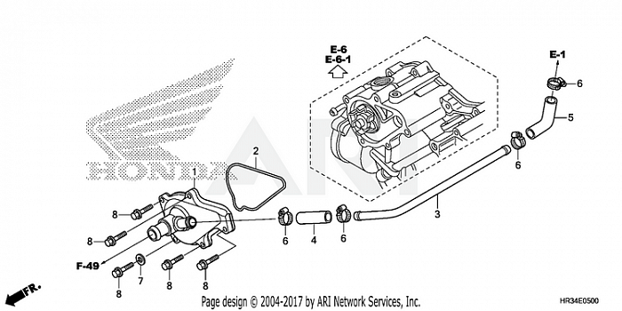 WATER PUMP COVER