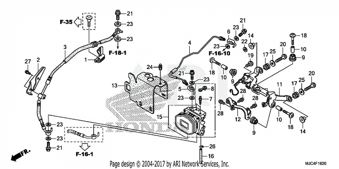 REAR VALVE UNIT (CBR600RA)