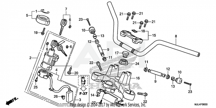 HANDLEBAR + TOP BRIDGE