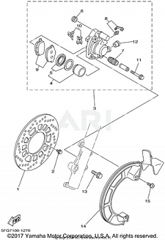 FRONT BRAKE CALIPER