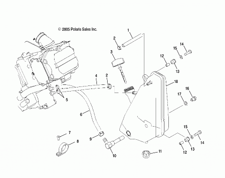 ENGINE, OIL SYSTEM and OIL TANK - A11MB46FZ (4999200059920005B01)