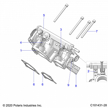 ENGINE, THROTTLE BODY - A20SXE95KL/KR (C101431-28)