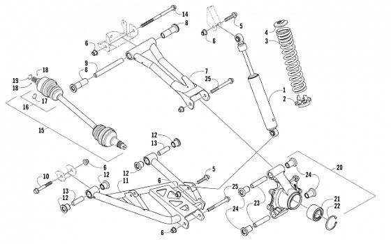 REAR SUSPENSION ASSEMBLY