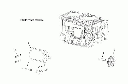 ENGINE, STARTER MOTOR - S10PU7ESL/EEL (4997479747E04)