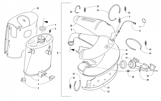 EXHAUST ASSEMBLY