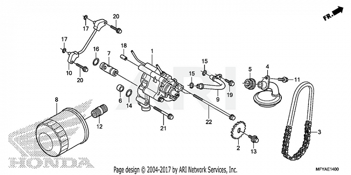 OIL FILTER + OIL PUMP