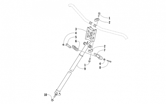 STEERING POST ASSEMBLY