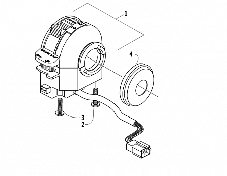 CONTROL SWITCH HOUSING ASSEMBLY