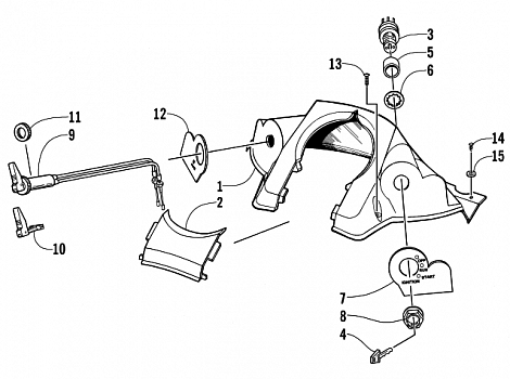 CONSOLE AND SWITCH ASSEMBLY