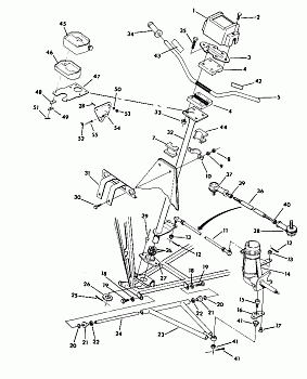 STEERING ASSEMBLY 350 2X4 - Update (4919821982011A)