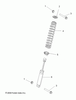 SUSPENSION, FRONT SHOCK - R13TH76/7E ALL OPTIONS (49RGRSHOCKMTG097004X4)