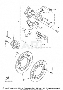 FRONT BRAKE CALIPER