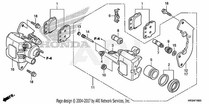 FRONT BRAKE CALIPER