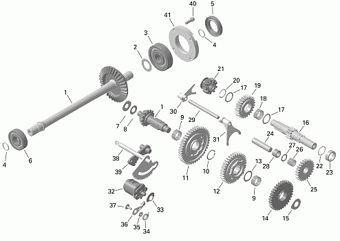Engine - Gear Box And Components - 450