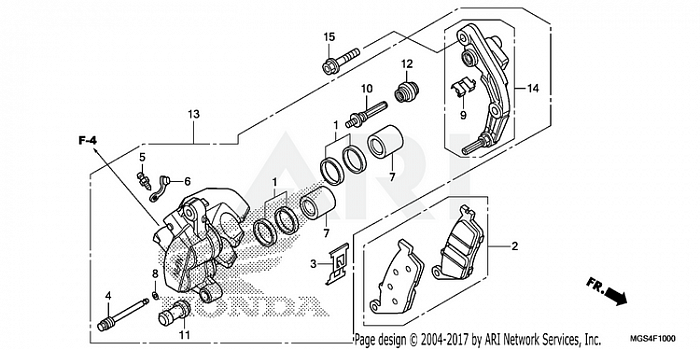 FRONT BRAKE CALIPER (1)