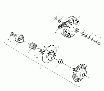 DRIVEN CLUTCH - A03CH59AA/AF/AG (4977187718C02)