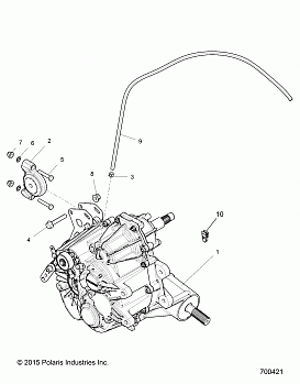 DRIVE TRAIN, MAIN GEARCASE MOUNTING - Z18VBE99BW (700421)