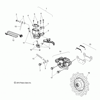 BRAKES, BRAKE SYSTEM - S12CG6GSA/GSL/GEL (49SNOWBRAKE11PRMK)